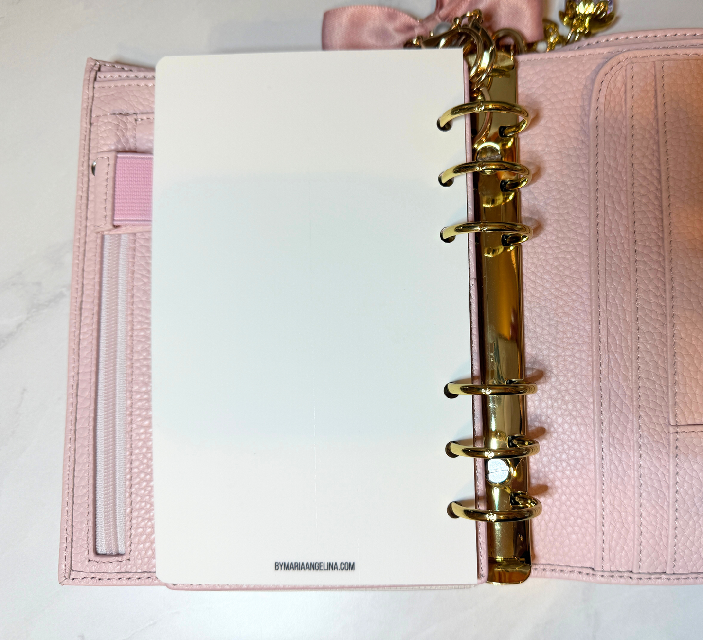 Pretty in Pinkville Dashboard | A6 Fall Planner Dashboard Ring Binder Decor | Personal Insert (Copy)