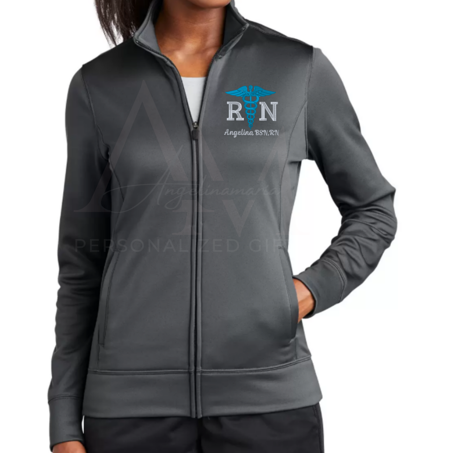 Registered Nurse Caduceus Design Jacket | RN Gift | Nurse Gifts | Nurse Graduation Gift | LPN | CNA