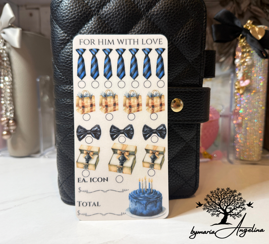 For Him with Love Savings Challenge A6 Insert