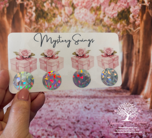 Mystery Gift Boxes Scratch off | Laminated A6 Savings challenge | Planner inserts | Savings Challenge