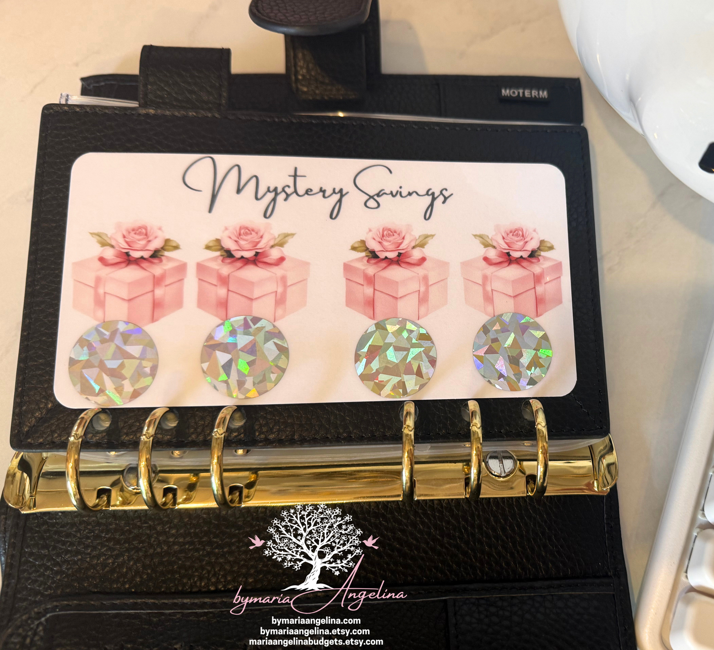 Mystery Gift Boxes Scratch off | Laminated A6 Savings challenge | Planner inserts | Savings Challenge