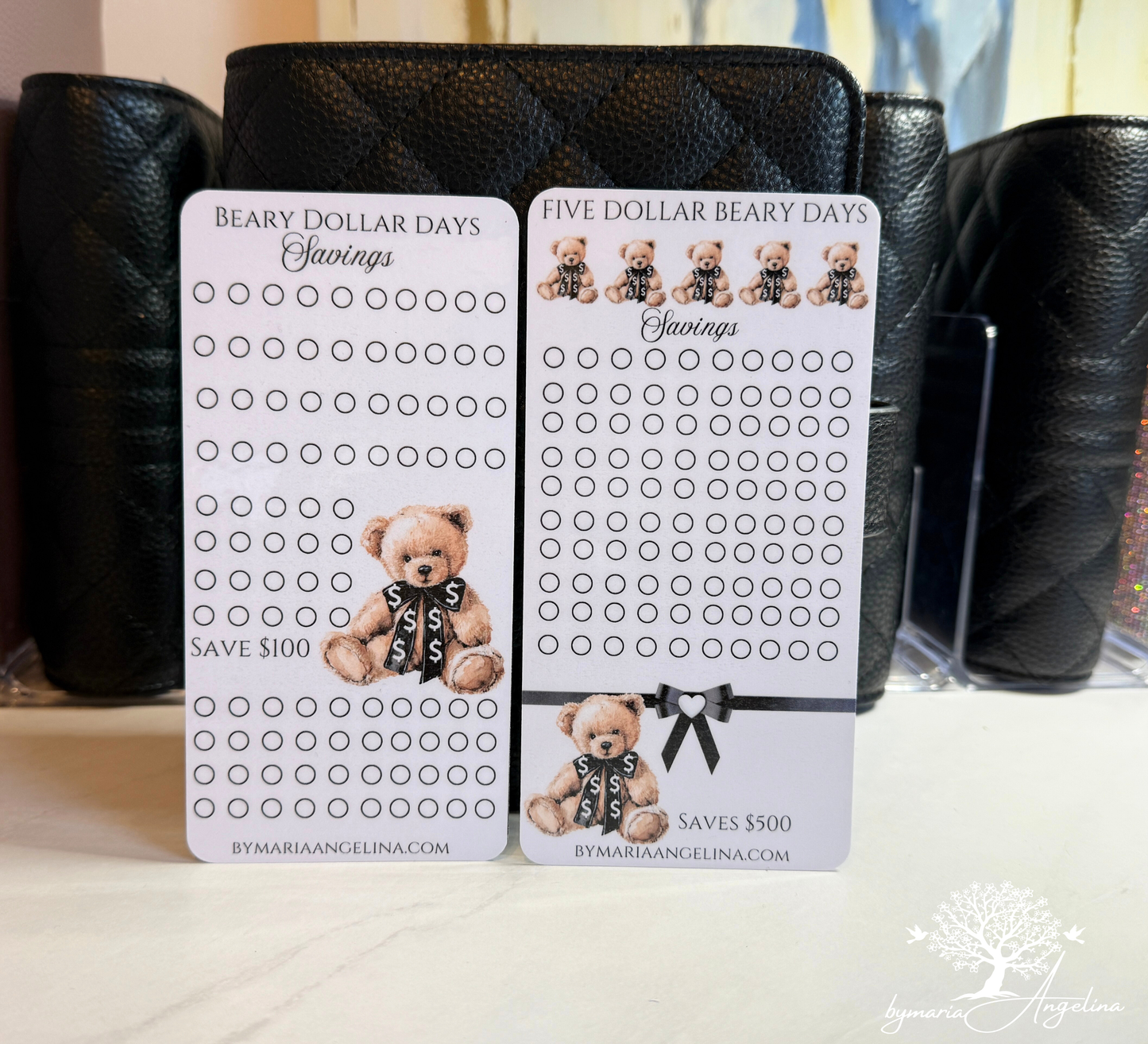 Beary Dollar Days Savings Challenge set of 2