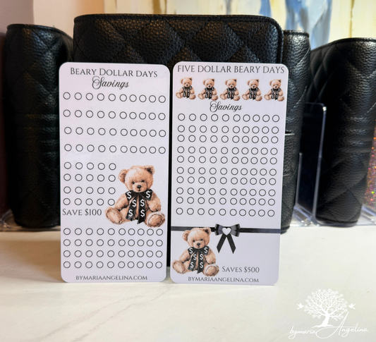 Beary Dollar Days Savings Challenge set of 2