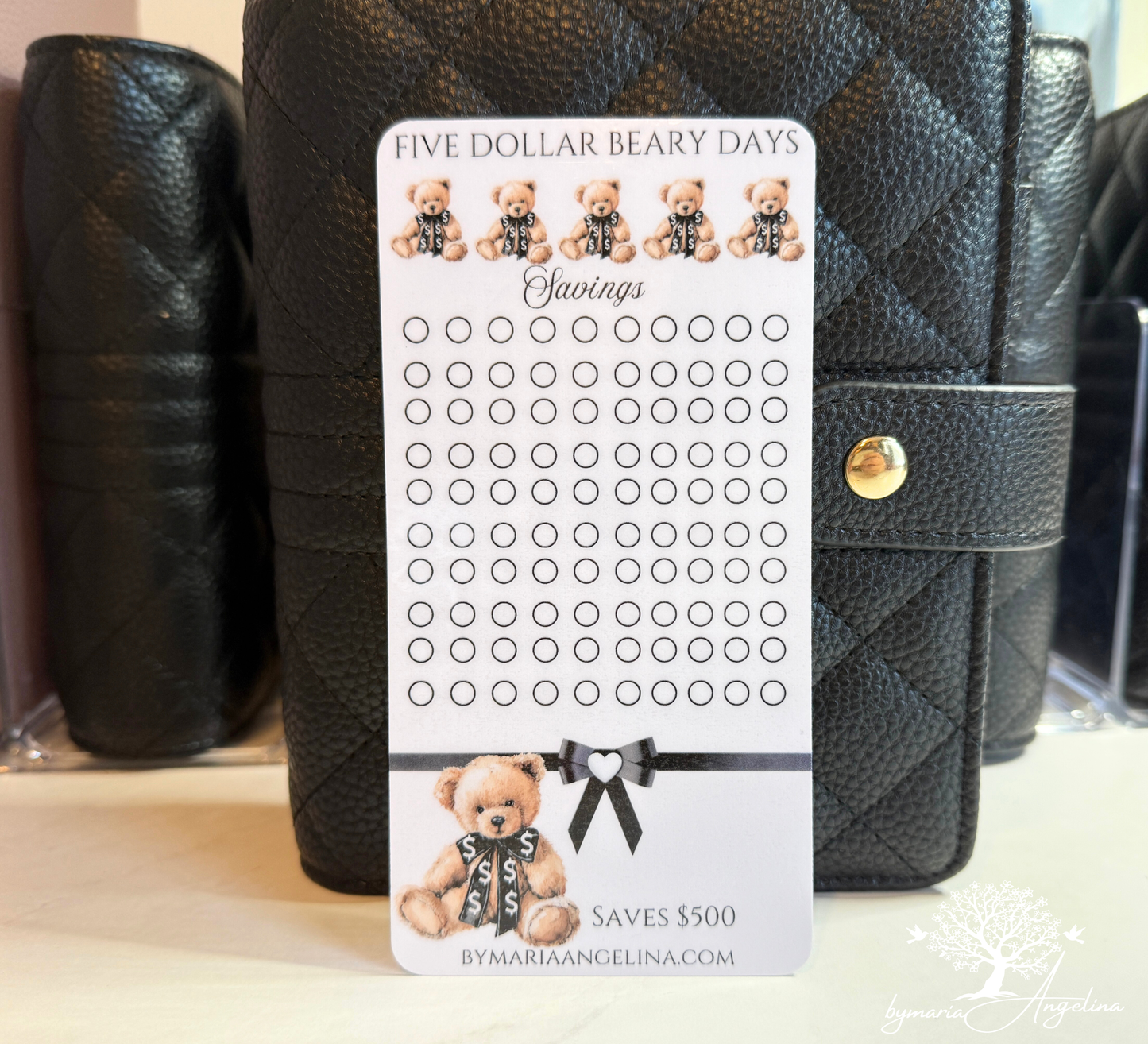 Beary Dollar Days Savings Challenge set of 2