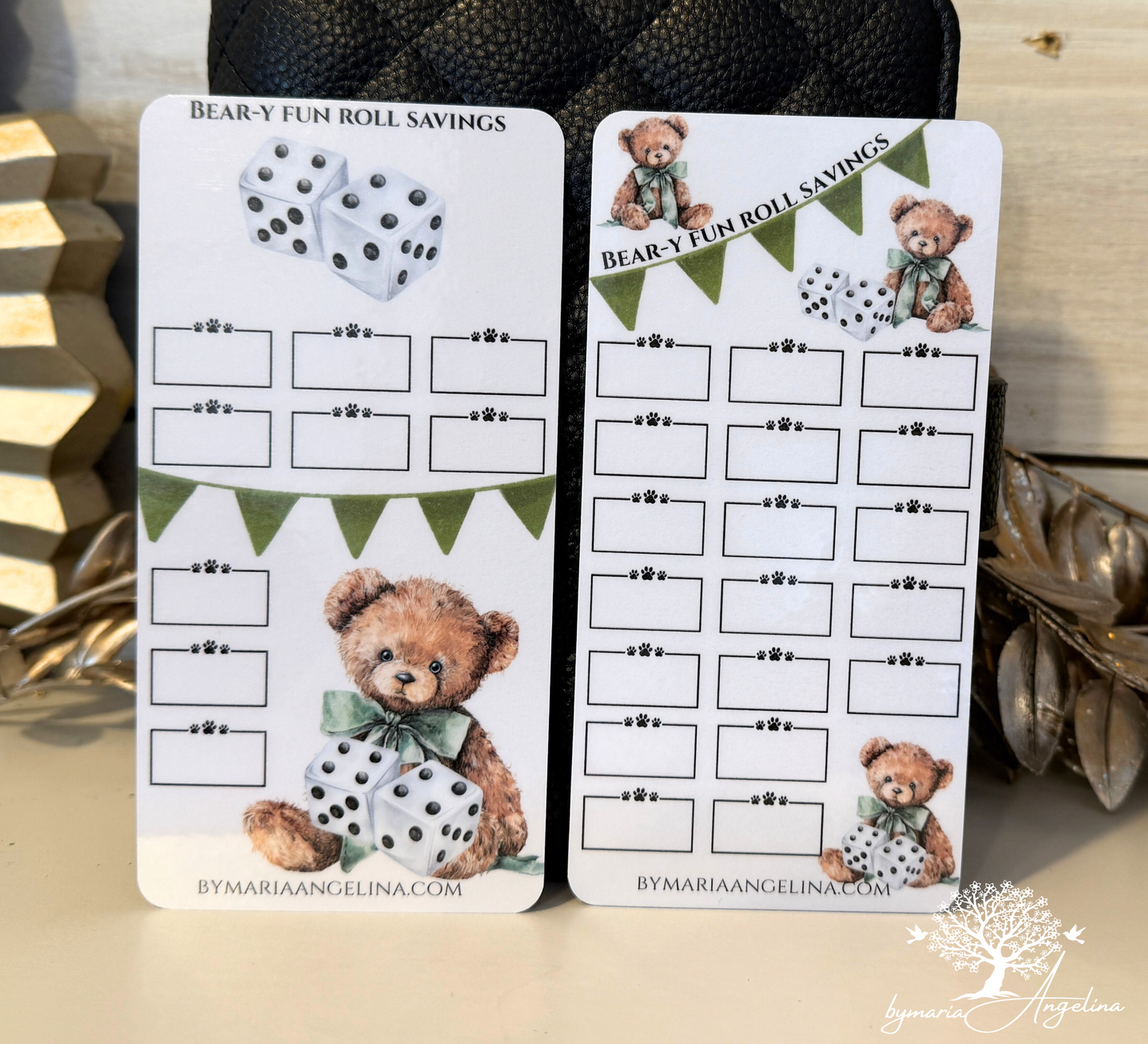 Beary Lucky Roll & Save Challenge Set of 2