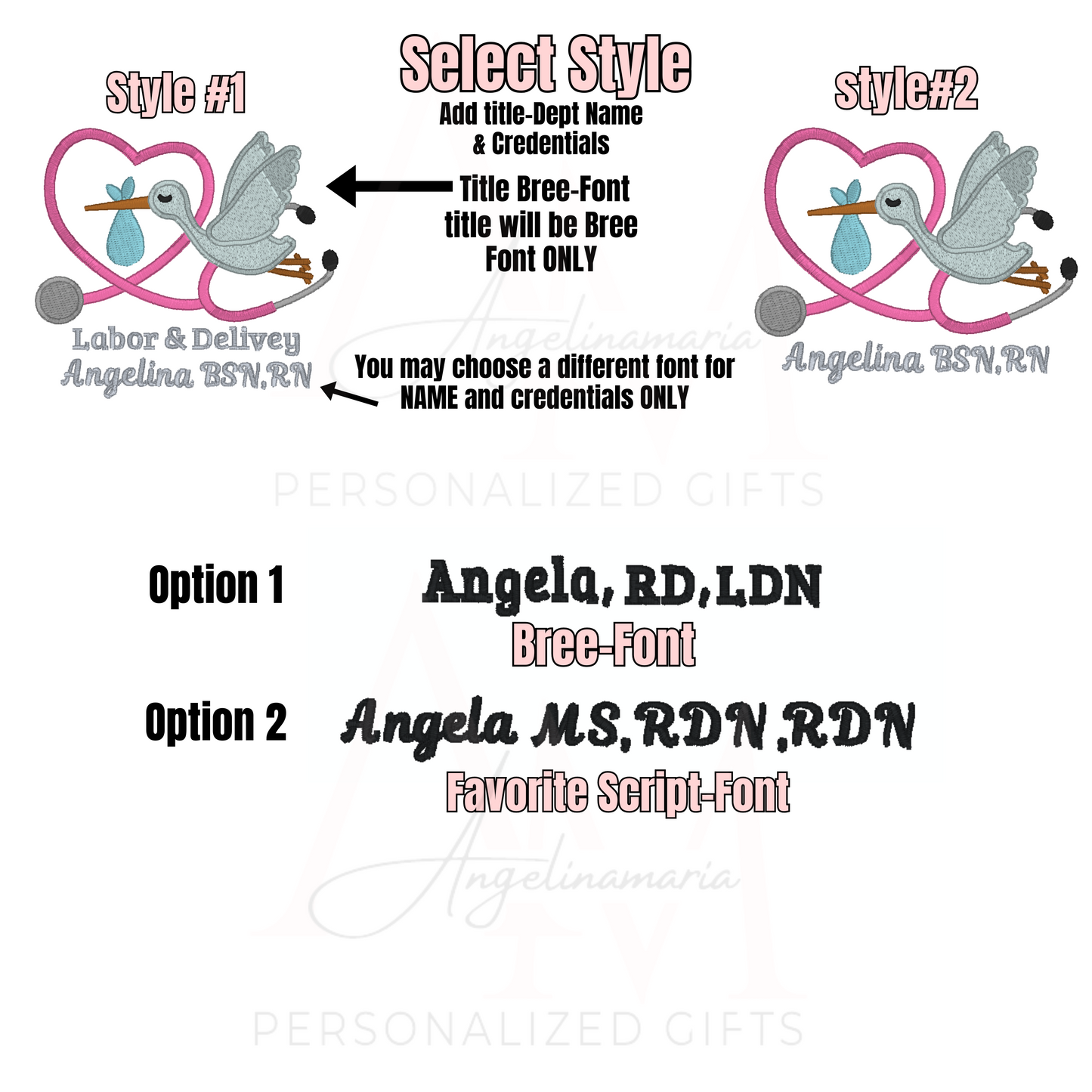 Stork Stethoscope Design  Nurse Jacket | Labor and Delivery Jacket | RN | Nurse Gift | Graduation Gift | NICU Jacket | Ob Gyn | Medical Gift