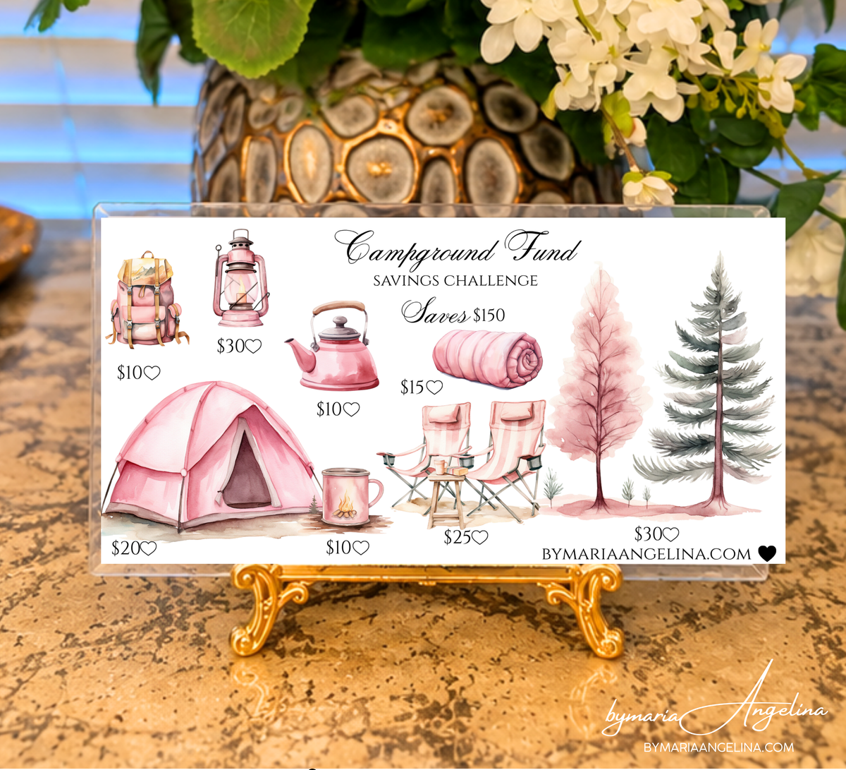 Campground Fund Savings Challenge