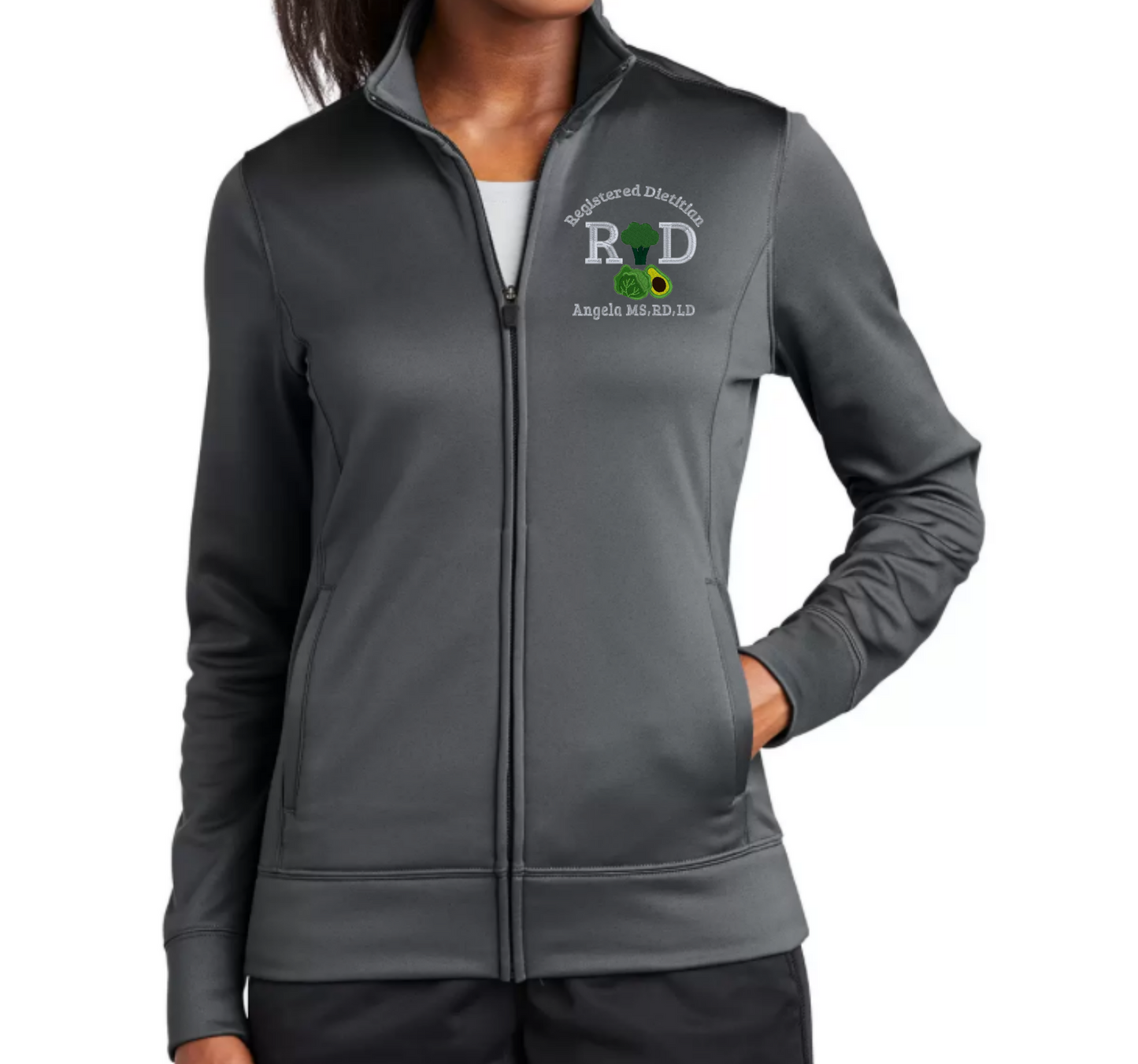 Green Veggies Registered Dietitian Jacket Design | Vegetables Design | RD | RDN | LDN |Graduation Gift | Dietitian Gifts