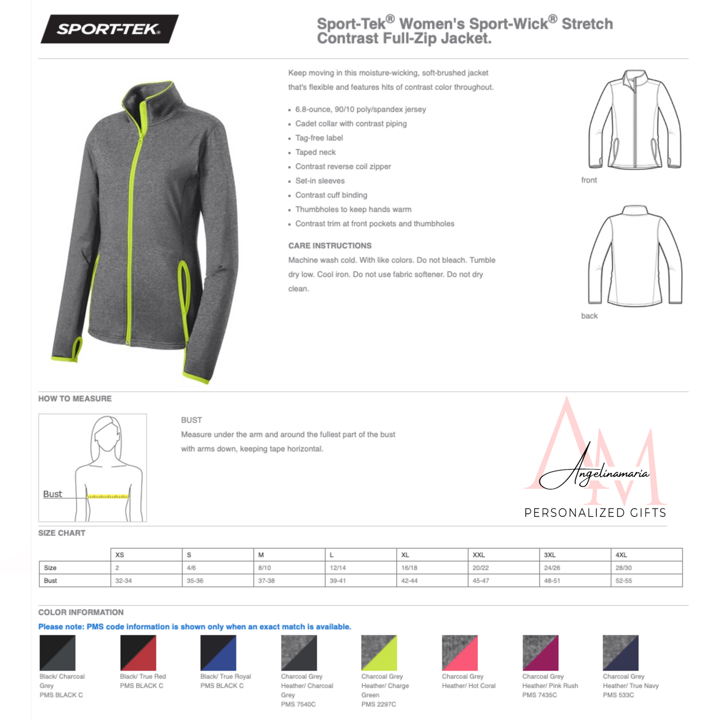 Sport-Tek Ladies, Unisex, Style Jacket, Nurse, Lab Jacket, Phlebotomist, MRI, Radiology, Dietitian, Doctor, OB Gyn, Doula, Graduation Gift