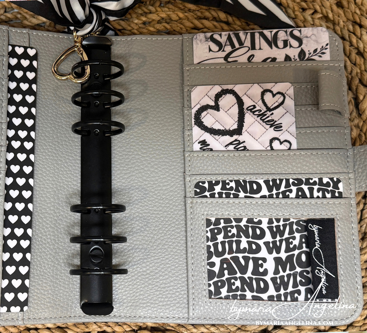 The Savings Era Collection | 7-Piece Black & White Planner Deco Cards