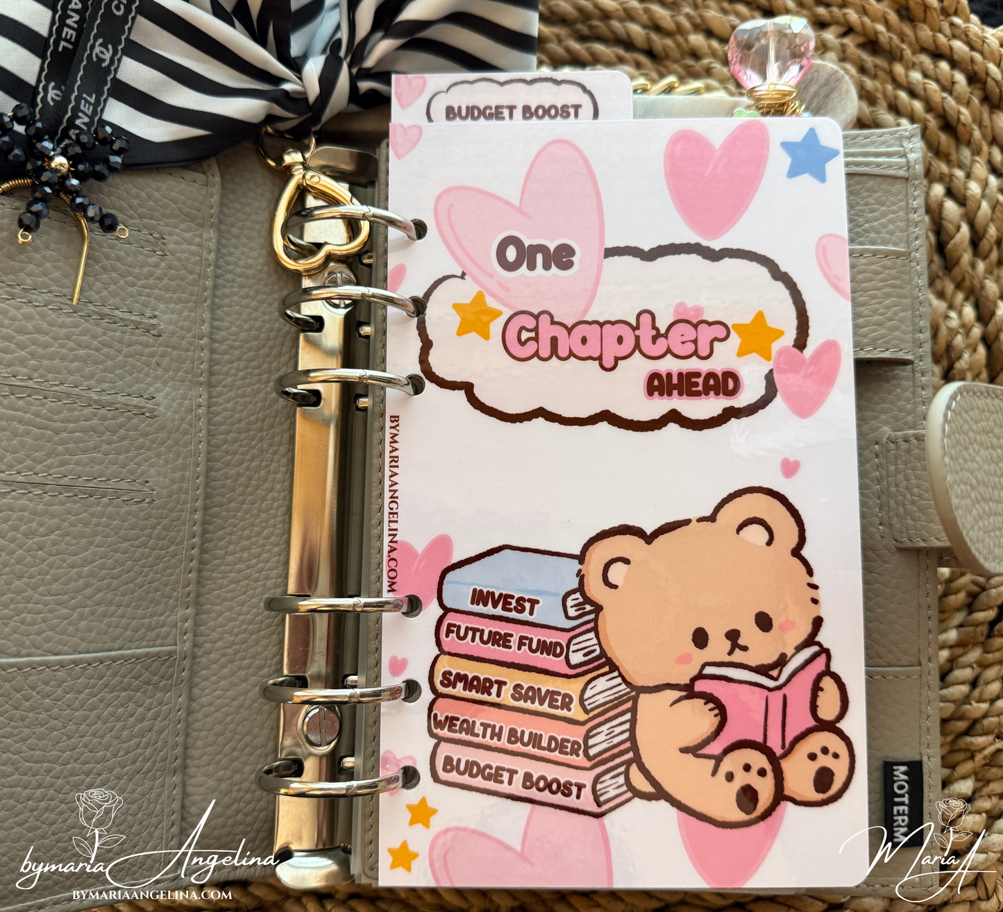 One Chapter Ahead in Savings | A6 Dashboard & Divider Set