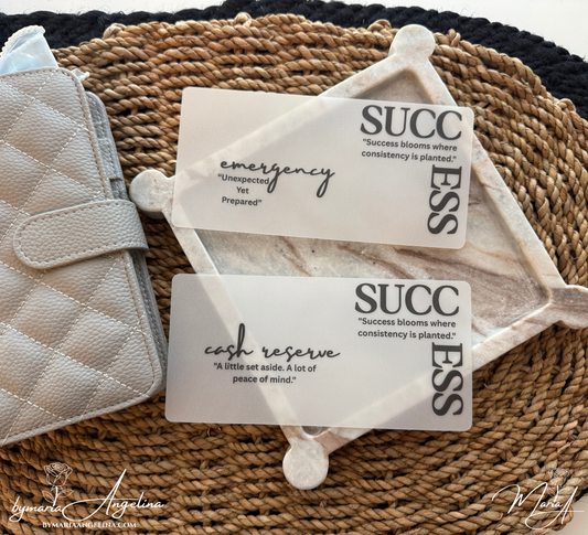 Success Emergency & Cash Reserve A6 Cash Envelope Insert Set