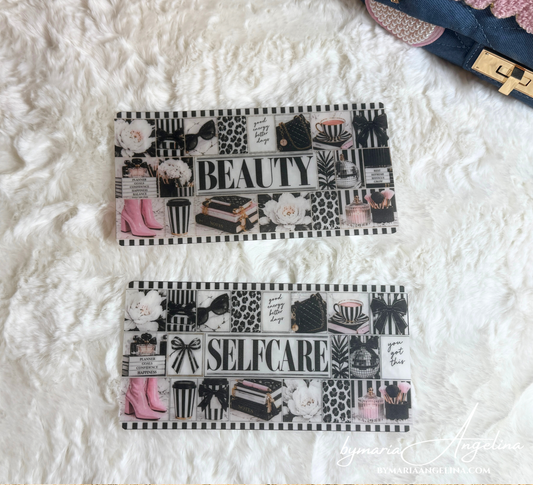 Luxe Beauty & Self-Care Duo | A6 Cash Envelope Inserts