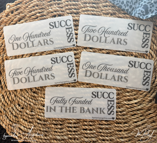 Success Place Holders Set