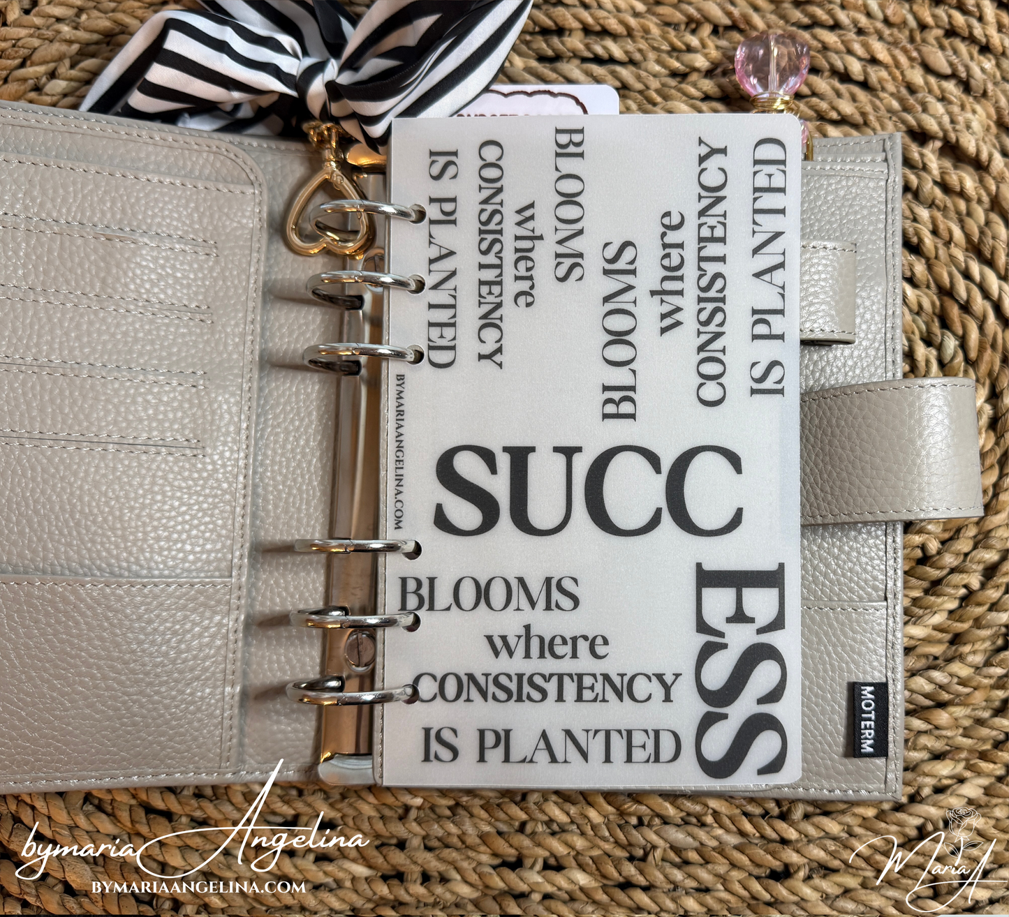 Success Blooms where consistency is planted n A6 Dashboard