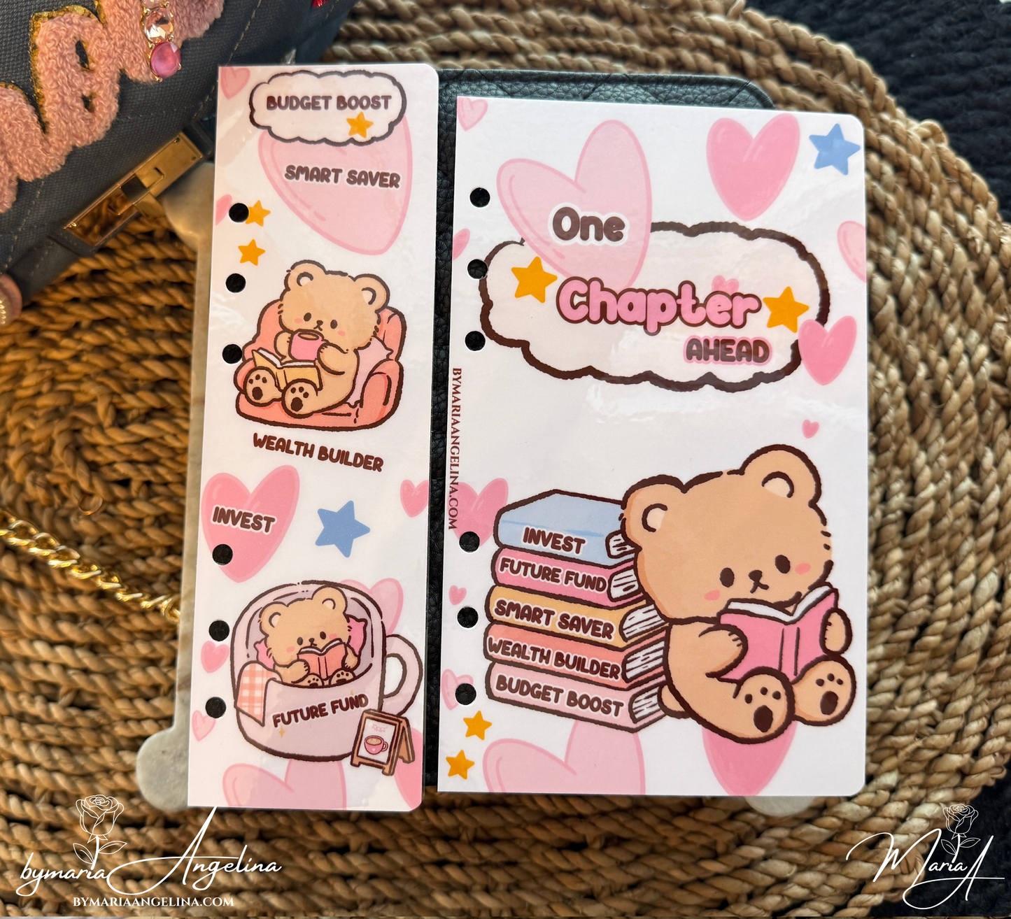 One Chapter Ahead in Savings | A6 Dashboard & Divider Set