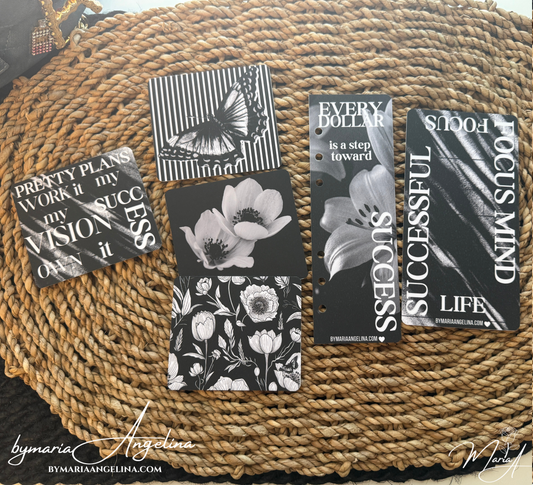 The Success Edit | Black & White Planner Decor Set