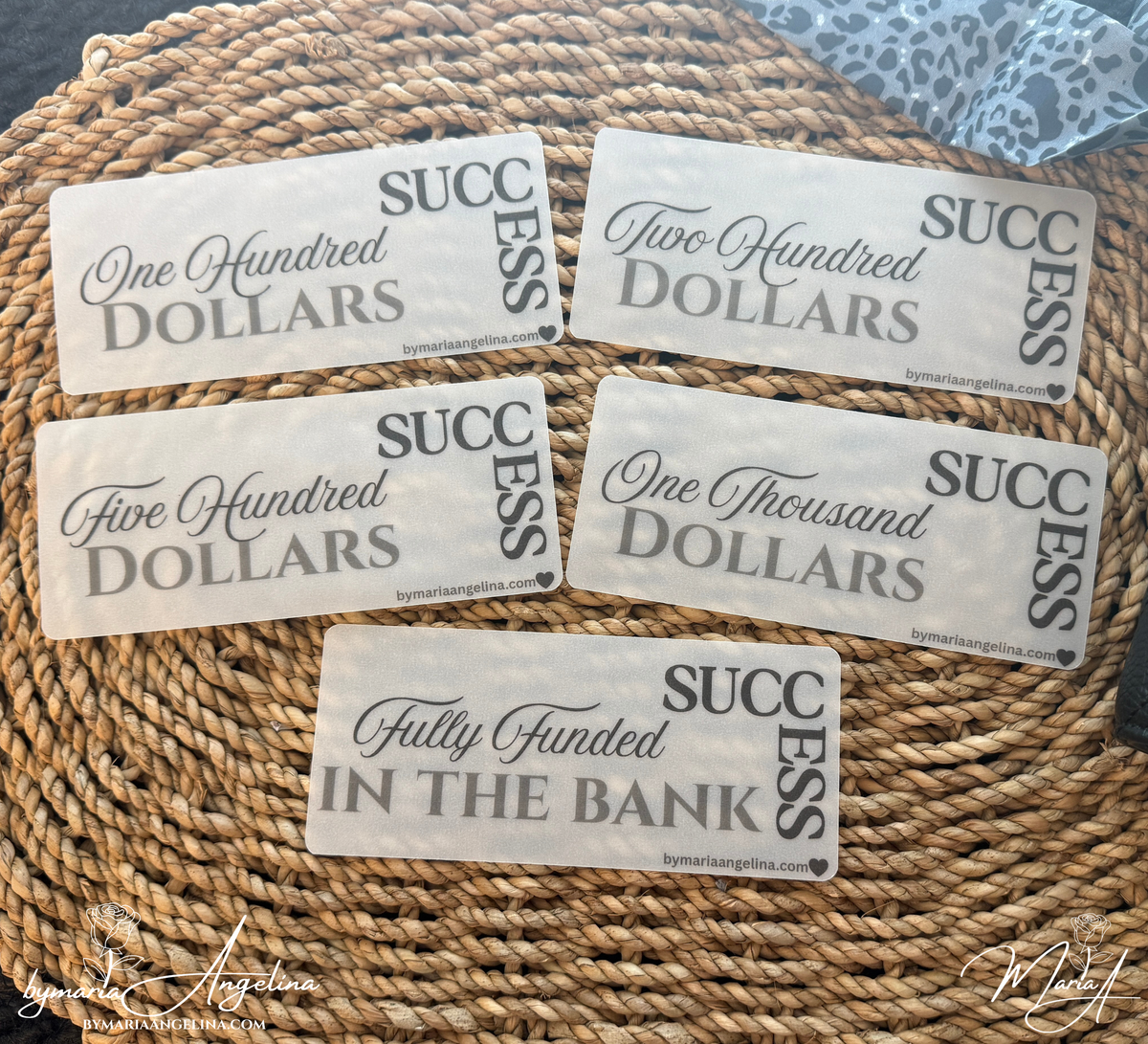 Success Place Holders Set