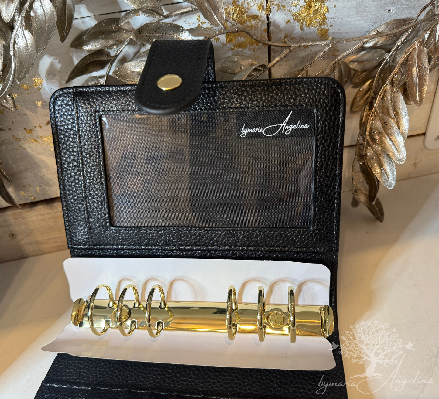 Luxe Glam Black Binder A6