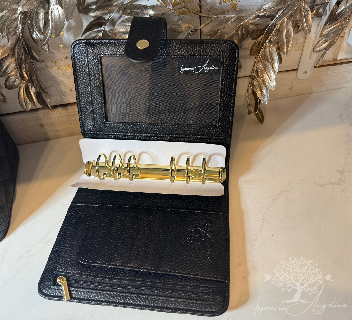 Luxe Glam Black Binder A6