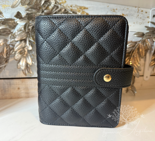 Luxe Glam Black Binder A6