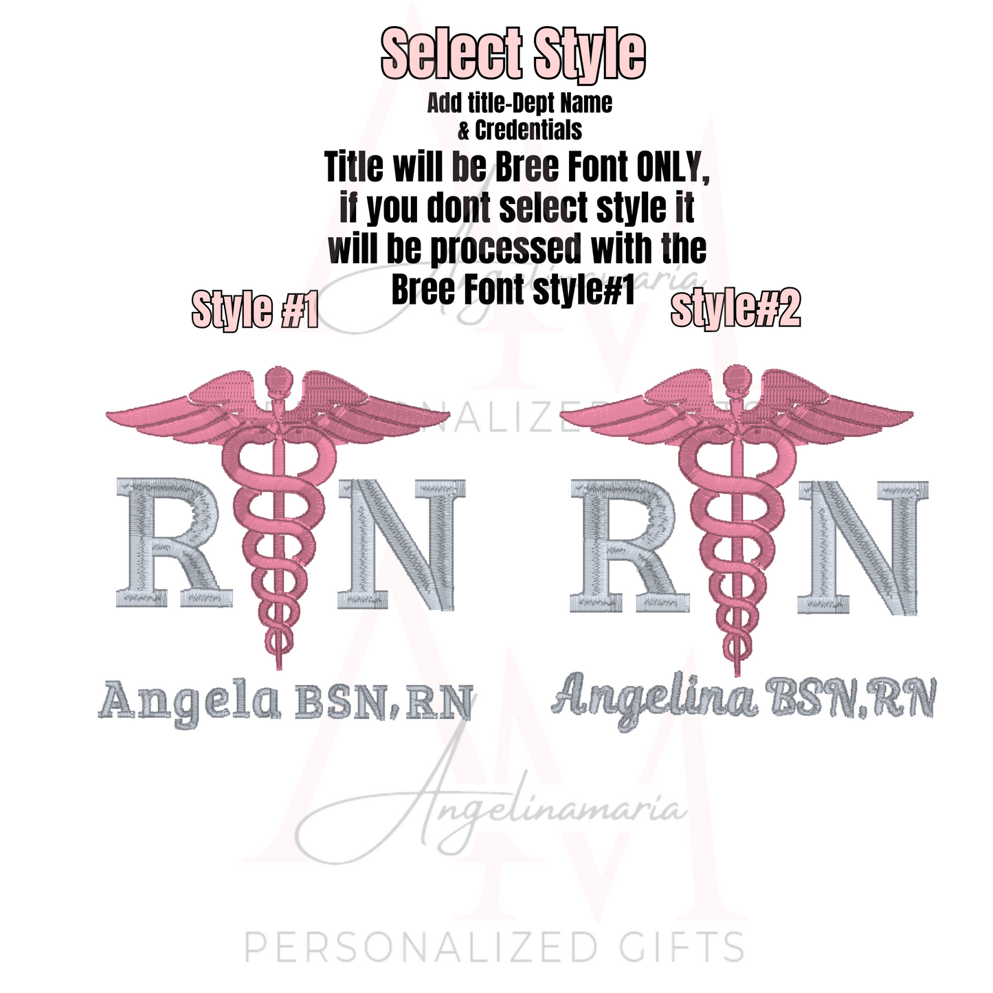 Registered Nurse Caduceus Design Jacket | RN Gift | Nurse Gifts | Nurse Graduation Gift | LPN | CNA