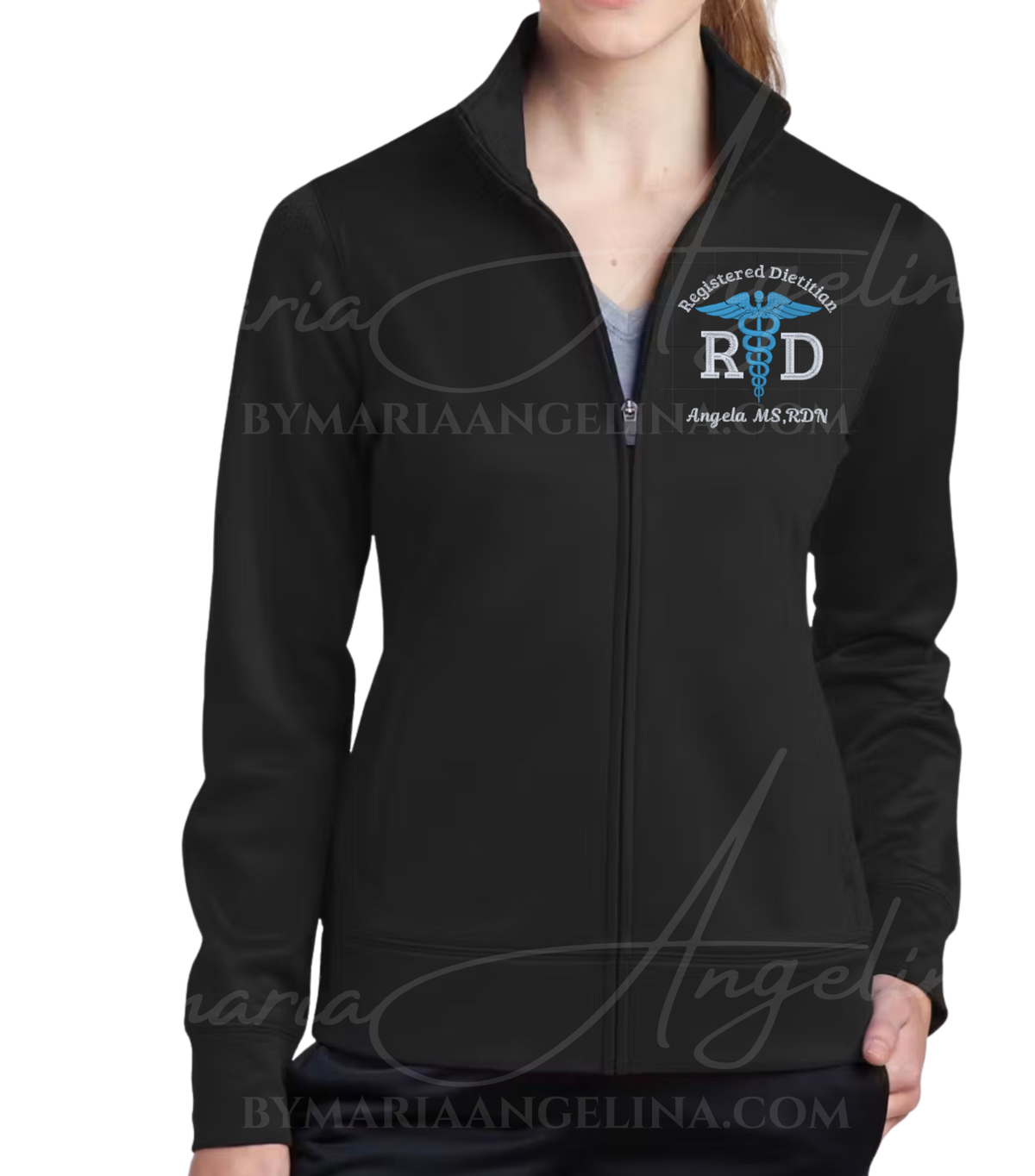 Registered Dietitian Caduceus Symbol | Registered Dietitian personalized Jacket | Nutritionist Gift | Graduation Gift | Dietitian Gifts