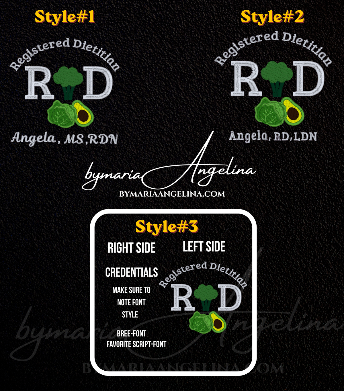 Green Veggies Registered Dietitian Jacket Design | Vegetables Design | RD | RDN | LDN |Graduation Gift | Dietitian Gifts