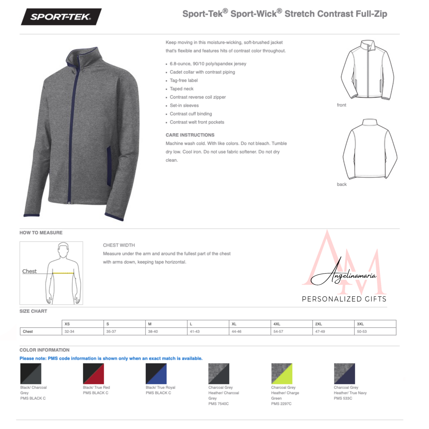 Sport-Tek Ladies, Unisex, Style Jacket, Nurse, Lab Jacket, Phlebotomist, MRI, Radiology, Dietitian, Doctor, OB Gyn, Doula, Graduation Gift