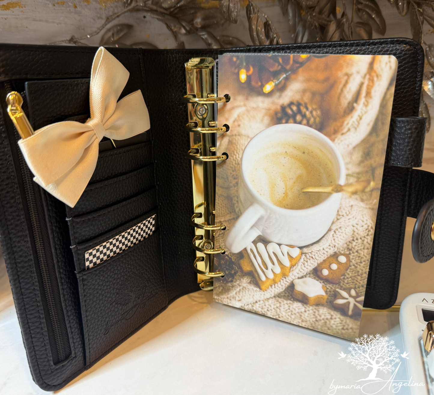 Winter Cookies Coffee Dashboard, planner decor winter days