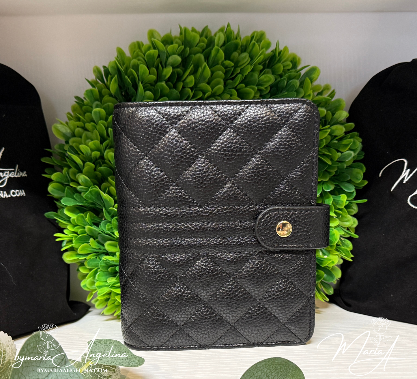 Luxe Glam Black Binder A6