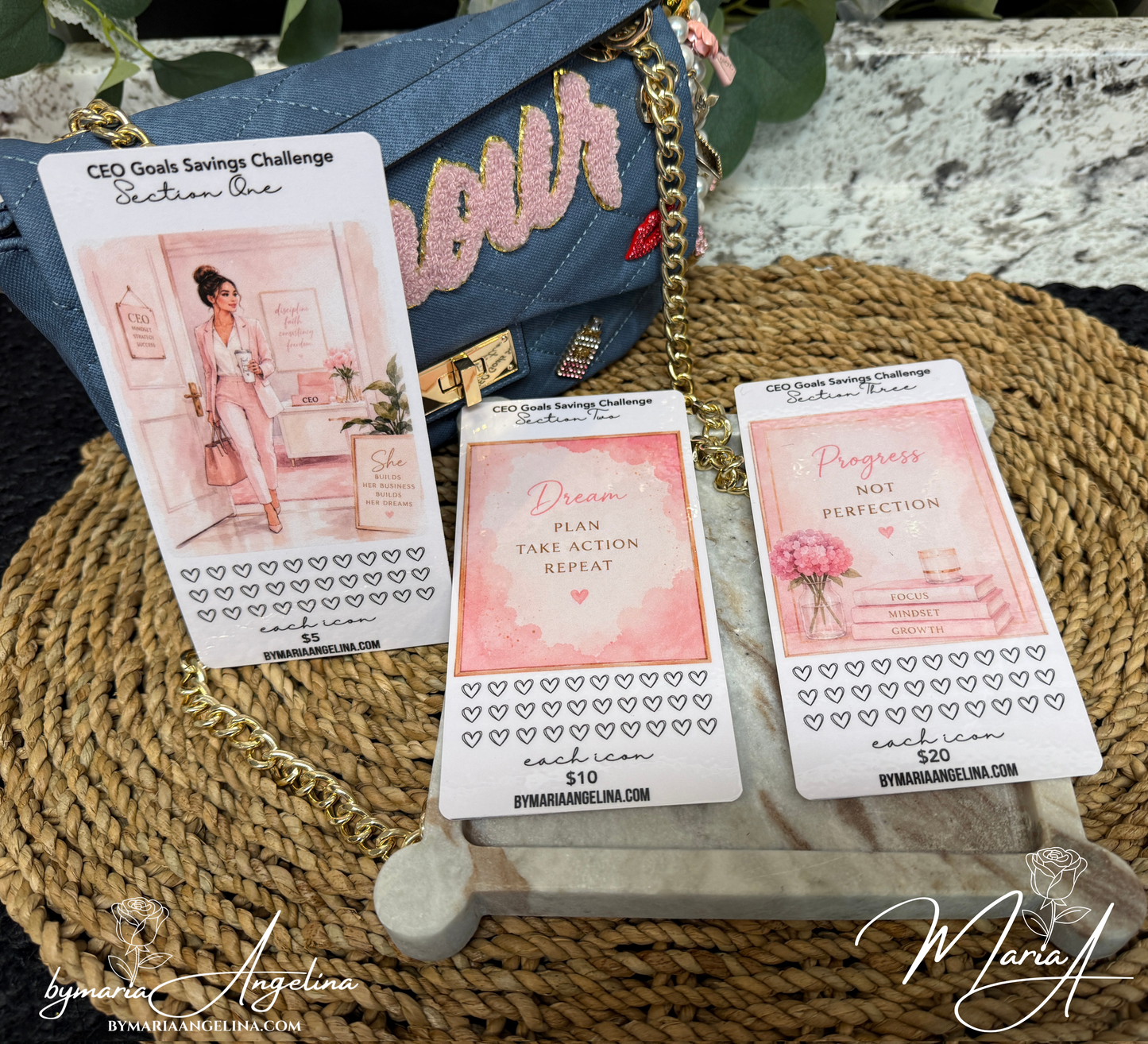 CEO Goals Savings Challenge 3 pc Set