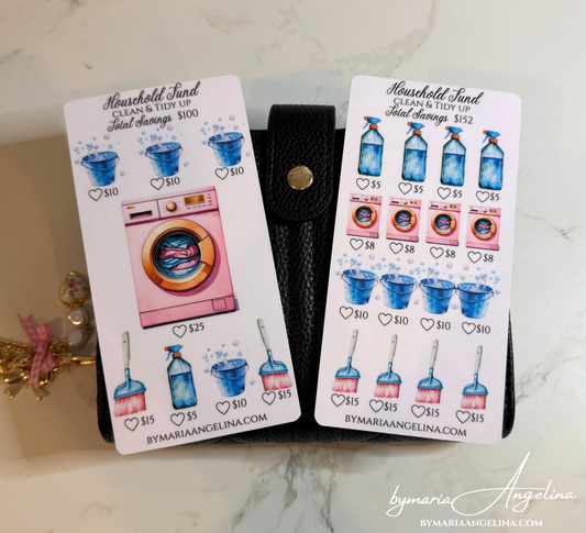 Household Fund Clean & Tidy up saving challenge set of 2
