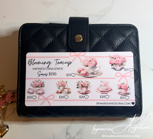 Blooming Teacup Savings Challenge