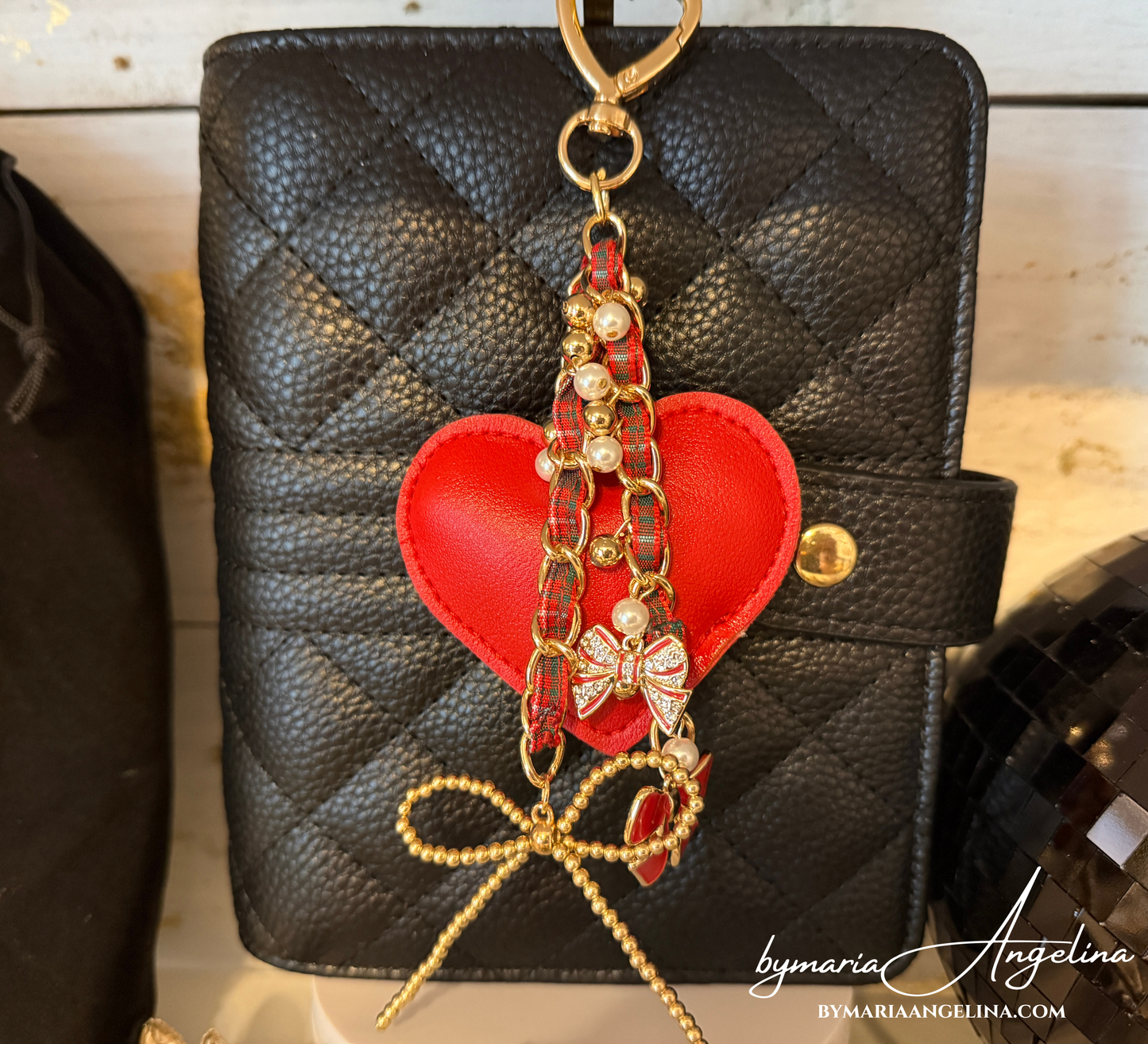 Bow & Heart Darling Planner Charm