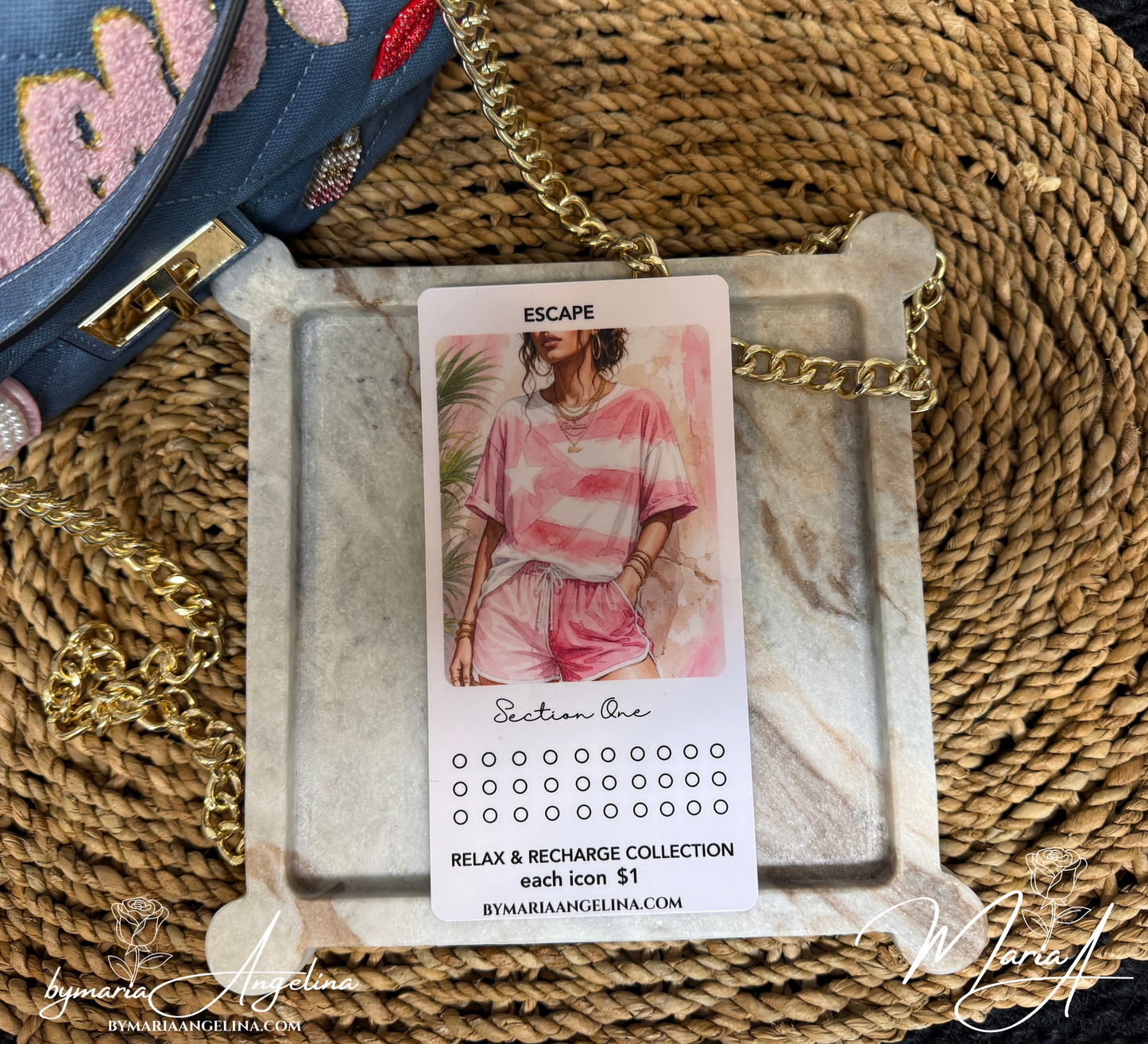 Latina Girl Relax & Recharge Savings Challenge