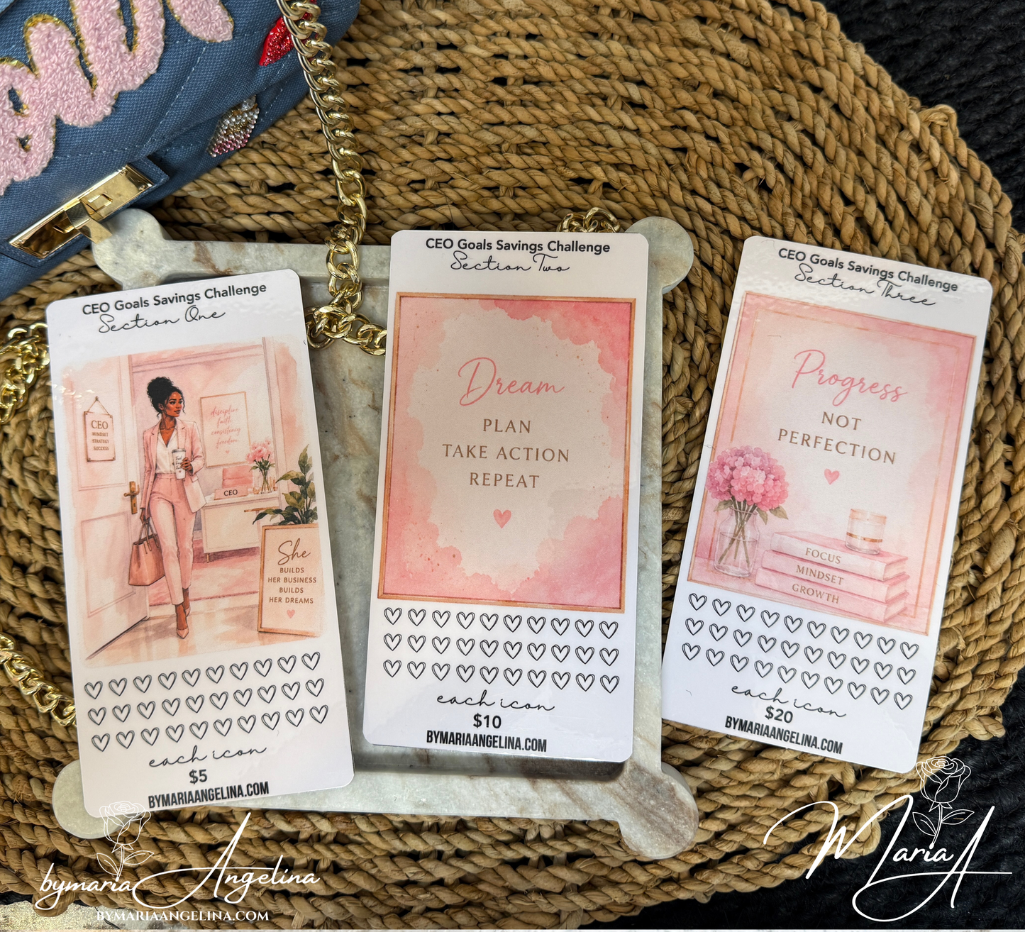 CEO Goals Savings Challenge 3 pc Set