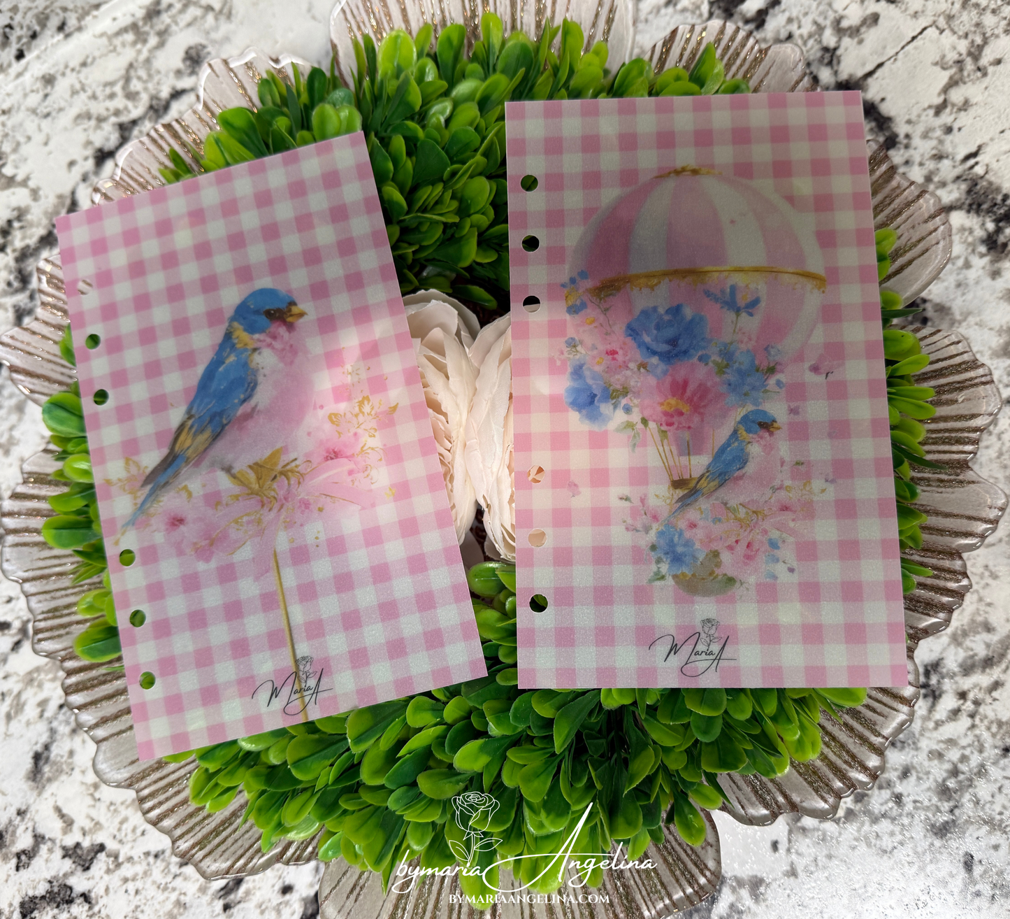 Bluebird Daydream Gingham Collection Dashboards