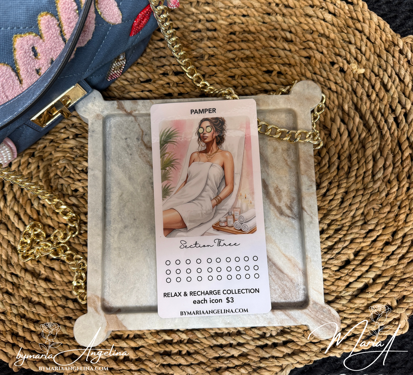 Latina Girl Relax & Recharge Savings Challenge