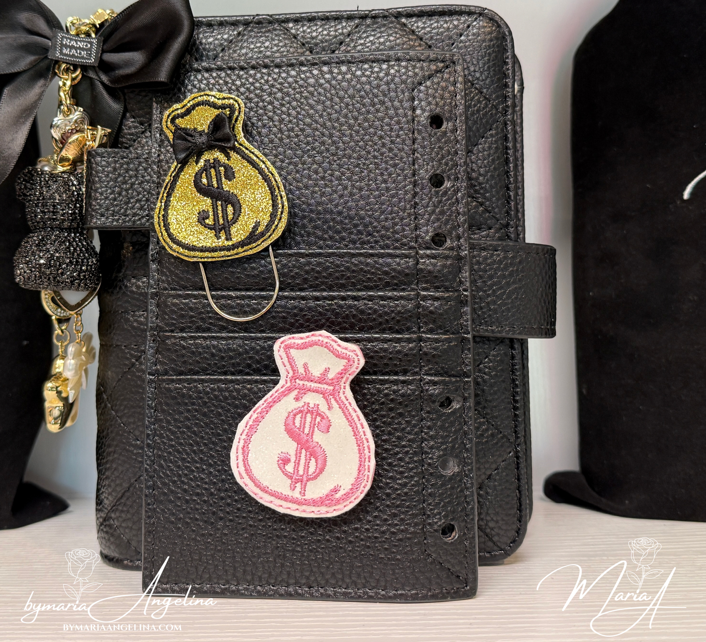 Sweet Savings Money Bag Feltie | Planner Clip & Binder Accessory