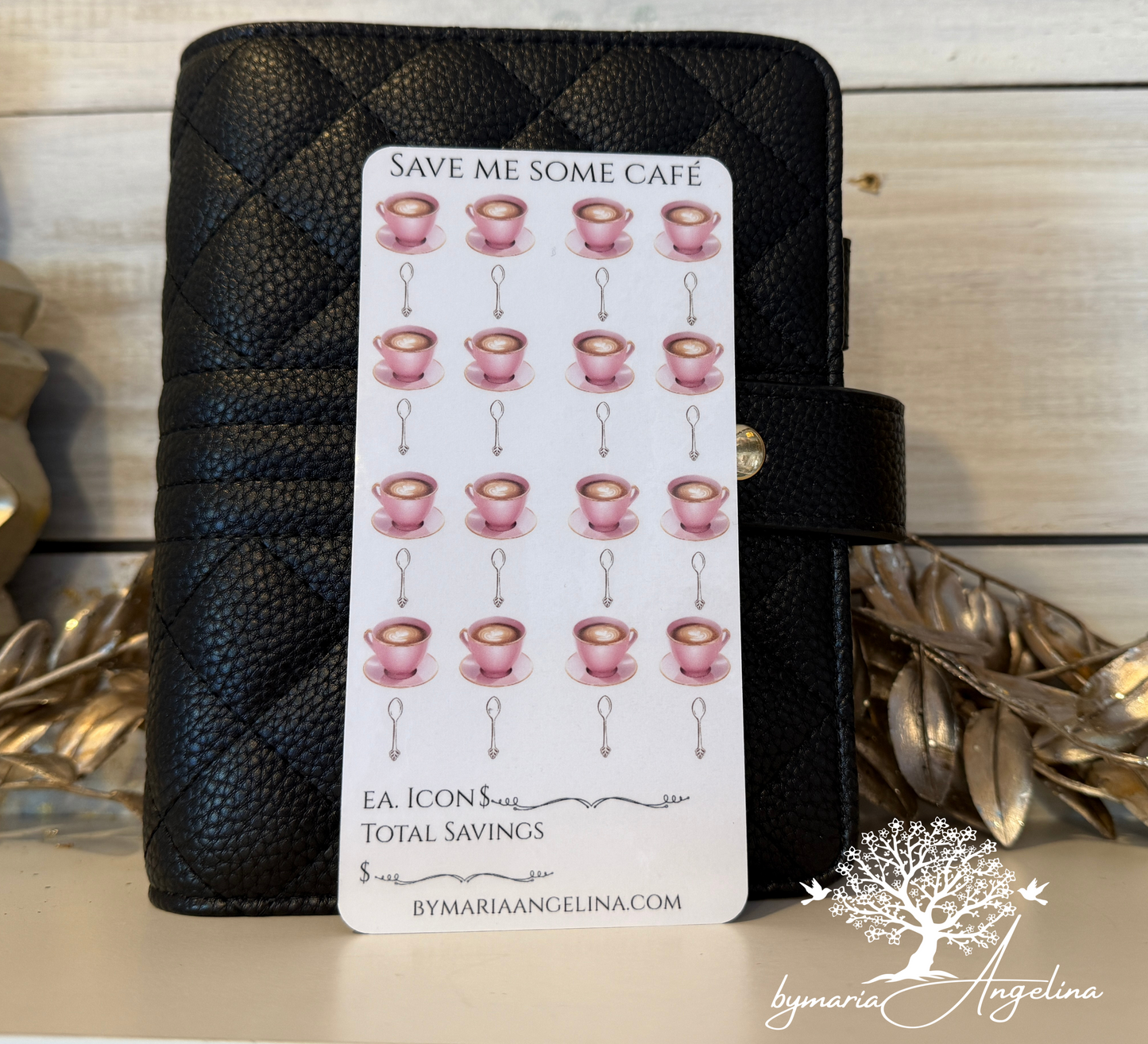 Save me some Cafe A6 Savings Challenge Set of 2